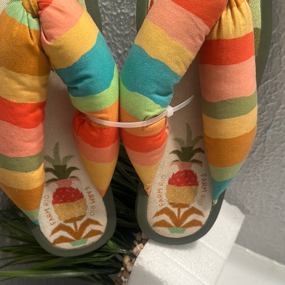FARM Rio Multicolor Striped Slippers - Picture 4 of 5